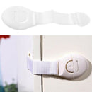 5pcs Plastic Safety Lock Baby Door Protection Security Drawer Toilet Guard Strap