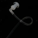 Anti-Radiation Mono Earphone Acoustic Air Tube Mic 3.5mm Headphone Clear