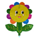66*92cm Cute Sunflower Aluminum Foil Balloons Pillar DIY Party Decoration OZ