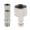 2x Airbrush Brush Quick Release Plug Coupling Disconnect Coupler 1/8 Adapter