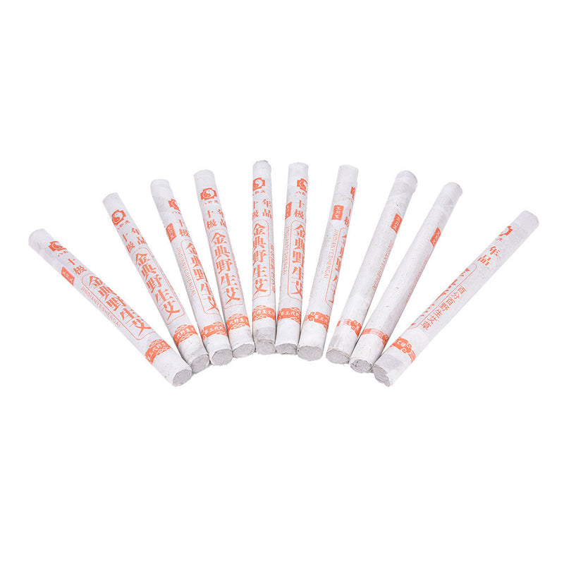 10X Ten Years Old Traditional Moxa Roll Moxibustion Relieve Pain Burner Stick BX