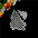2pcs Fishing Net Metal Cutting Dies For DIY Scrapbooking Album Paper Cards FT
