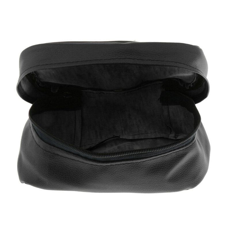 2 Pieces Black Motorcycle Rear Back Seat Waterproof Luggage Carrying Bag Tool