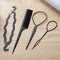 4pcs Hair Styling Tools Ponytail Braider Hair Bun Maker Plastic Loop (2) A#S