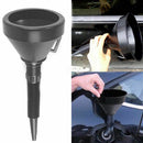 2 in 1 Black Plastic Flexi Funnel Can Spout For Oil Water Fuel PRO Petrol F4A4