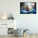 5D DIY Full Drill Diamond Painting Snow View Cross Stitch Embroidery Mosaic