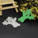 Bear DIY Metal Embroidery Stencil Scrapbook Craft Cutting Die Handwork