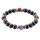 Elastic Hematite Bracelet Colorful Charm Men Women Health Care Accessory