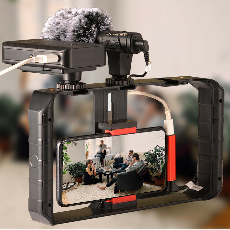 2 in 1 Charger Audio Adapter with Recording Microphone For DJI OSMO Mobile 3