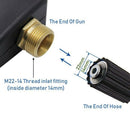 4000Psi High Pressure Power Washer Spray Tool With M22 Thread Home Garden S