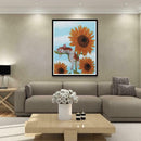5D DIY Special Shaped Diamond Painting Sunflower Embroidery Bedroom Kits Decor