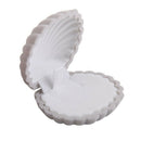 Shell Shape Velvet Pendant Necklace Jewellery Display Storage Case Xmas Gif M6J4