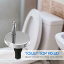 2pcs/set Top Fixed WC Toilet Seat Hinges Fittings Quick Release Hinge Screw Tool