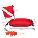 Buoy Inflatable Diver Down Flag Float Marker Scuba Diving Underwater Equipments