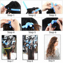 10PCS Curler Maker Soft Foam Bendy Twist Curls Tool Styling Hair_Roller DIY H8W4