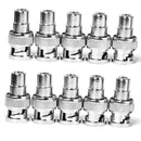 10Pcs BNC Male To RCA Female Jack Coax Connector For  Camera Cable