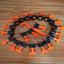 50Pcs Flat Ceramic Floor Wall Construction Tools Reusable Tile Leveling System