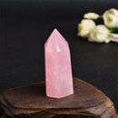 Clear Quartz Crystal Wand Point Mineral Stone Healing For Home Decor 40-50mm