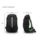 Waterproof Backpack Rain Cover With Reflective Strip for Night Outdoor HikinV9P3