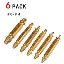 6 pcs Screw Remover, Damaged Screwdriver Set, Broken Bolt Screw Remover, Sc