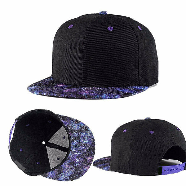 New Men's Fashion Bboy Brim Adjustable Baseball Cap Snapback Hip-hop Hat #gib