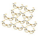 10x Bee Party Glasses Honeybee Eyeglasses Costume Dressing up Costume Props