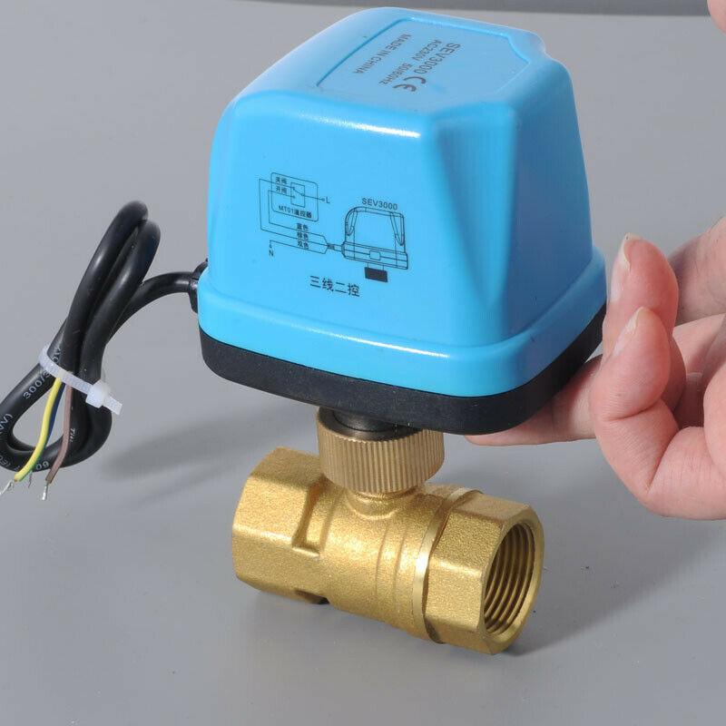 24V Dn15 Electric Two-Way Valve Three-Wire Two-Control One-Control Mini Ele J7H3