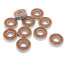 10 Pcs Stainless Bearings Performance Roller Skate Scooter Skateboard Wheel lj