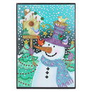 DIY Christmas Snowman Special Shaped Diamond Painting 60 Page A5 Diary Book
