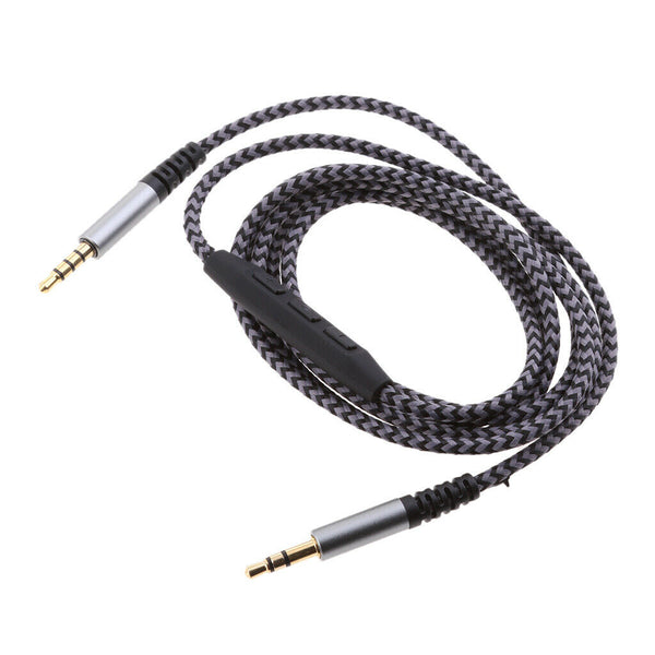 Set of 2 Universal 3.5mm Stereo Jack Audio Speaker Cable w/ Control Volume Line
