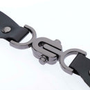 Pair of PU Leather Snap Toggle Closure Toggle Buttons with Metal Buckle Clip for