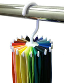 Rotating 20 Hooks Neck Ties Organizer Men  Tie Rack Hanger Holde Gw