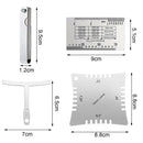 Guitar Measurement Tool Guitar Notched Radius Gauges for Guitar Bass Setup
