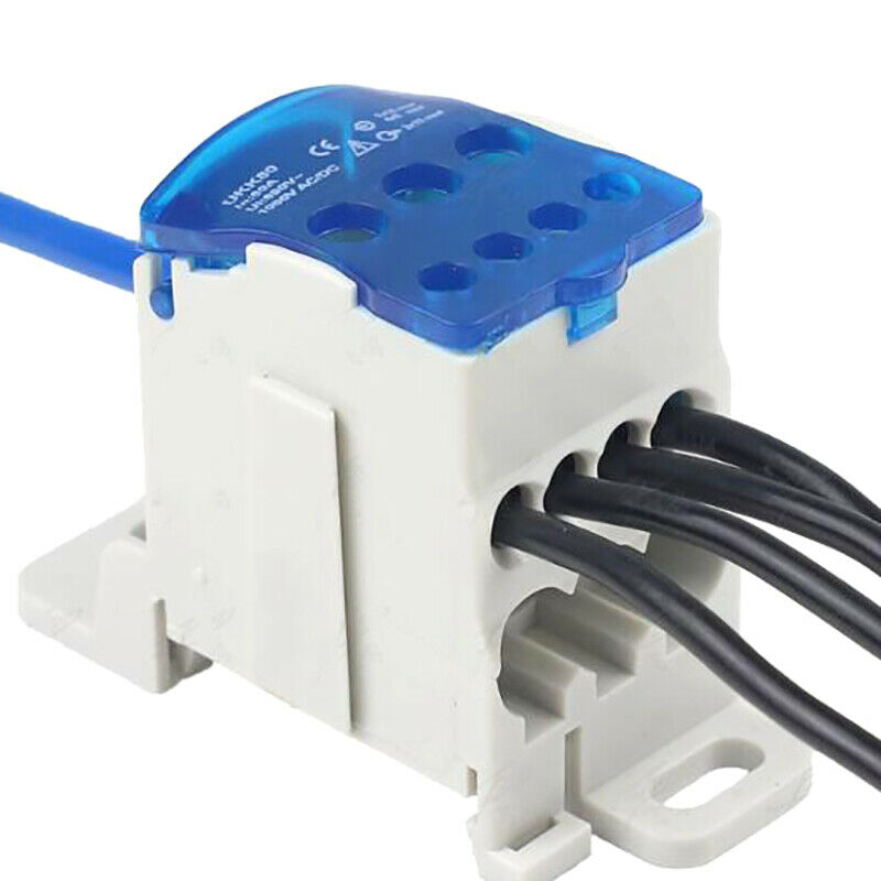 UKK80A Terminal Block Rail distribution Box Universal Electric Wire Connec ty