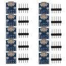 10 pcs mini USB Turn Dip Interface Seat 5V Power Supply Converter Board E5A5