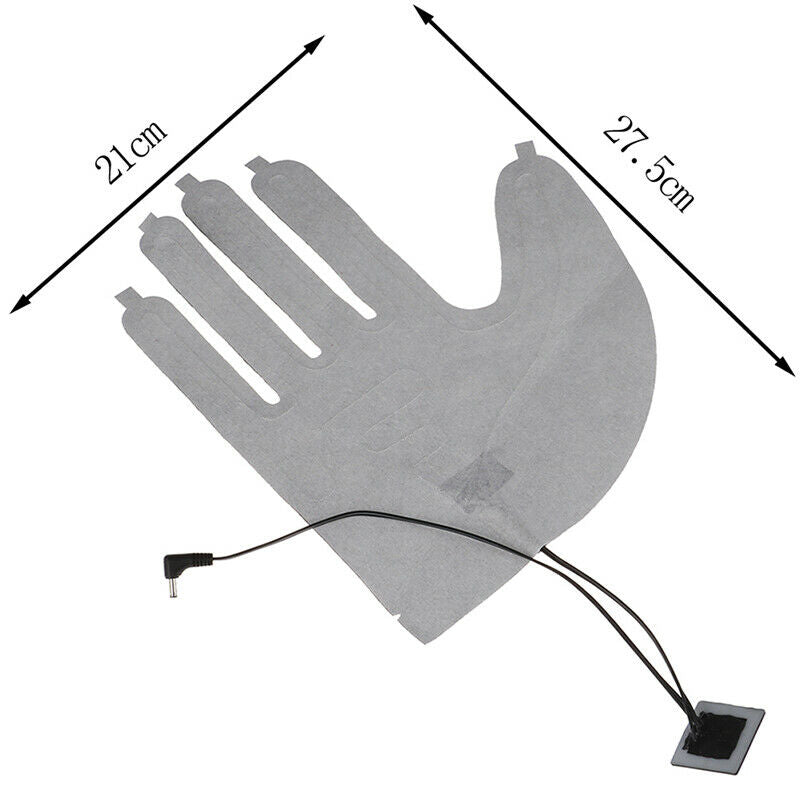 1X Five-finger Gloves USB Electric Heating Pads Three-speed Switch Heating She3C