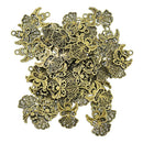 50pcs Bronze Alloy Hollow Angel Charms Pendants DIY Jewelry Making Findings