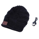 Wireless Bluetooth Music Speaker Heavy Bass Headset Cross Stripe Hat Cap