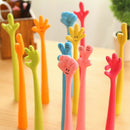 Funny Free Bending Hand Sign Ballpoint Pens Novelty Pens Noble Cute Gift Pe L7Q4