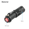 LED Ultra Violet UV 365 nm Blacklight Flashlight Inspection Lamp Torch  FT