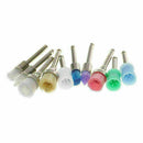 100Pcs White Dental Nylon Point head Polishing Brush s Burs Angle Contra La C3N7