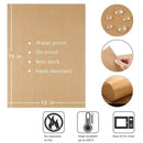 100Pcs Unbleached Parchment Paper, Precut Baking Liners Sheets Paper,12 X 1