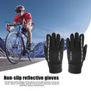 Outdoor Touch Screen Gloves Winter Windproof Reflective Full Finger Gloves