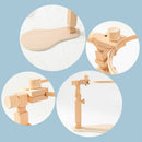 Embroidery Lap Stand Wood Cross Stitch Rack Hoop Frame Adjuster DIY Sewing Tools