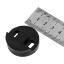 35 x 35mm Acoustic Cello Durable Round Circular Rubber Design Mute Silencer