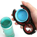 2pcs 8 Shaped Bottle Opener Multi-use Stainless Steel Manual Can Tin Opener