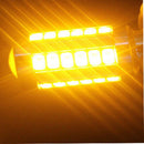 2X 1156 BAU15S PY21W LED Daytime Running Light Amber Yellow Light Bulbs 33L Z8R7