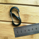5x 8 Shape Buckle Double Gated Carabiner Key Ring Clip Hook Snap Outdoor Hi K8T3