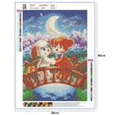 5D DIY Full Drill Diamond Painting Animal Cross Stitch Wall Art (Cartoon08)