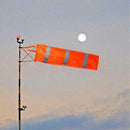 Airport Windsock 30" Long Outdoor Wind SOCK w/ Reflective Grommet Belts Out H0J1